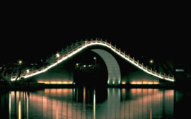 В Калининграде 65 млн рублей потратят на подсветку мостов через Преголю
