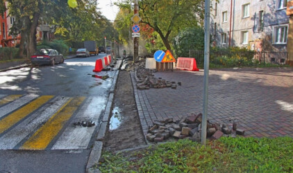 К началу мая будет благоустроена улица Комсомольская в Калининграде