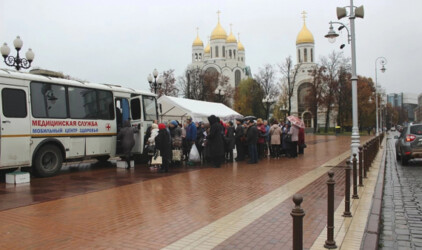 В мобильных медицинских центрах за 2019 год обследовались 28 тыс. калининградцев