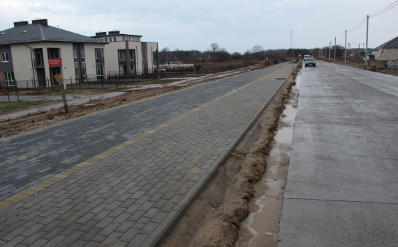 Дорожники в процессе реконструкции трассы в Заостровье использовали новый тип бетона